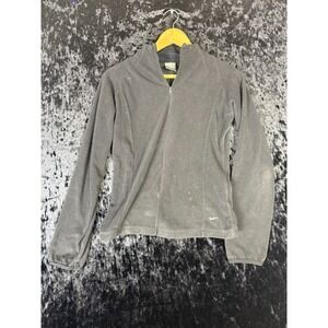 Nike Long Sleeve‎ Micro Fleece Jacket Youth S Black Therma Fit Stretch